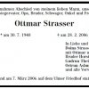 Strasser Ottmar 1940-2006 Todesanzeige